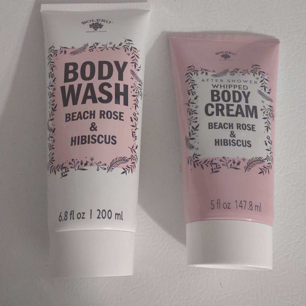 Bolero of Beverly Hills body wash and body cream bundle